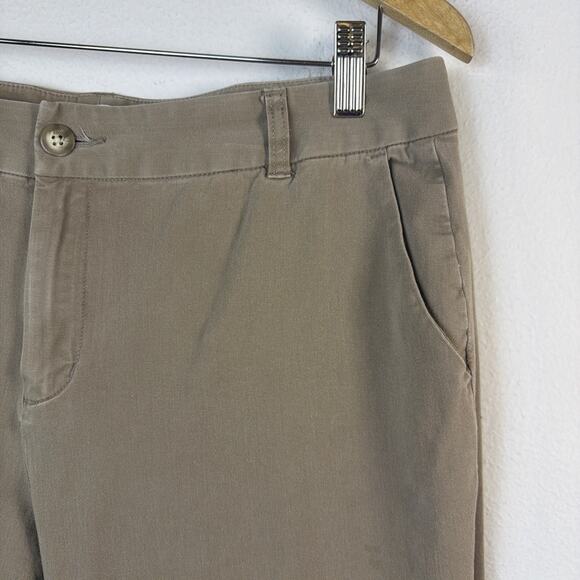 Coldwater Creek Womens natural fit Stretch Dress Pant Size 12 Beige Straight Leg - Picture 2 of 11